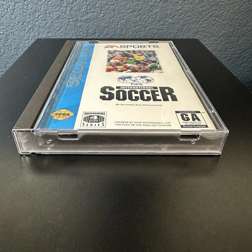 FIFA International Soccer (Sega CD 1994) CIB Complete w/ Manual + Reg Card EUC